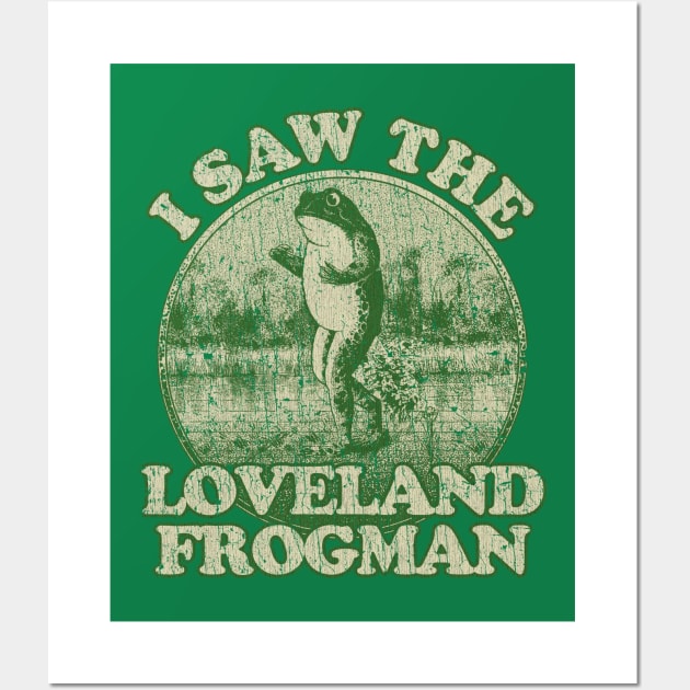 I Saw The Loveland Frogman 1955 Wall Art by JCD666